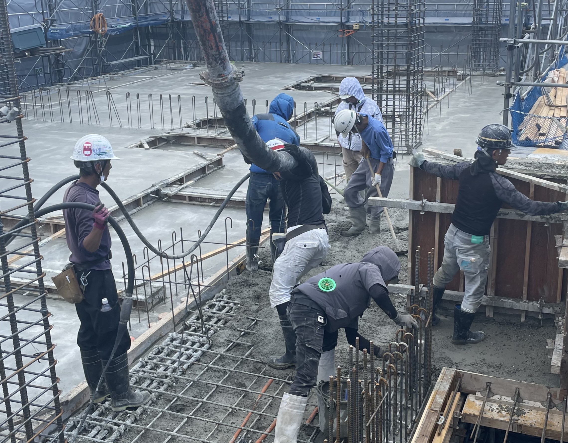 コンクリート打設